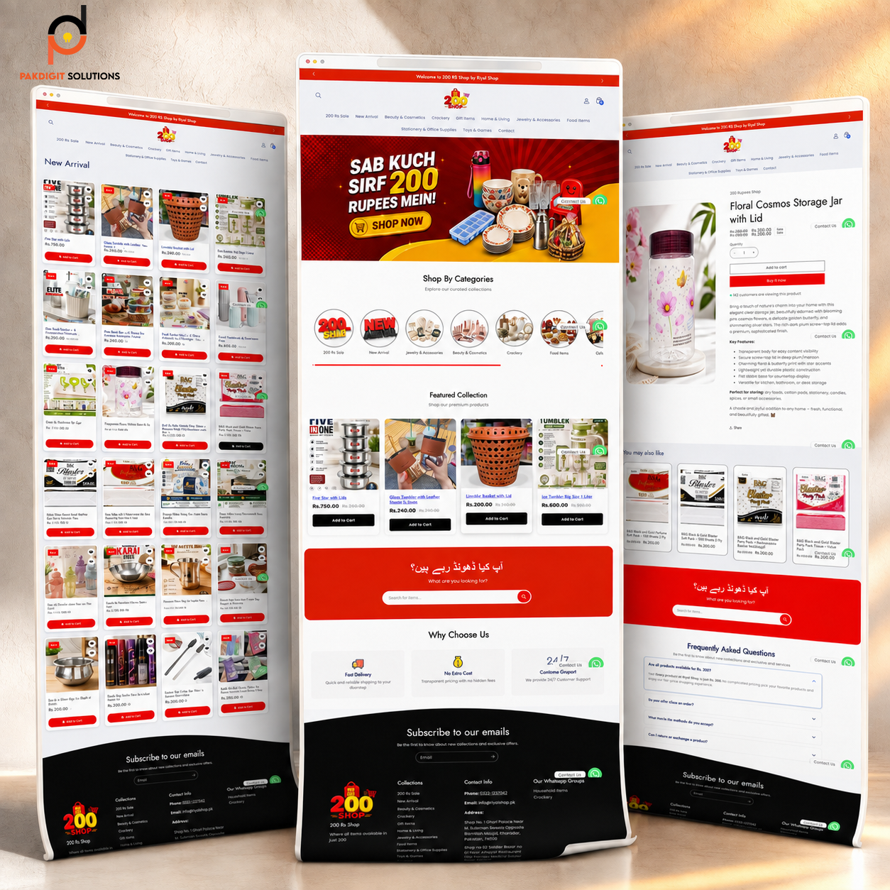 Shopify Store Design